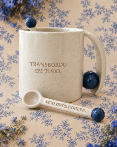 Conjunto Caneca + Colher • Coleção Profundo