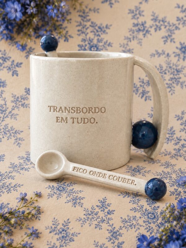 Conjunto Caneca + Colher • Coleção Profundo