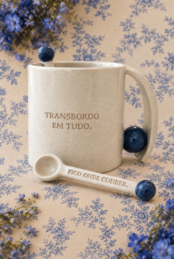Conjunto Caneca + Colher • Coleção Profundo