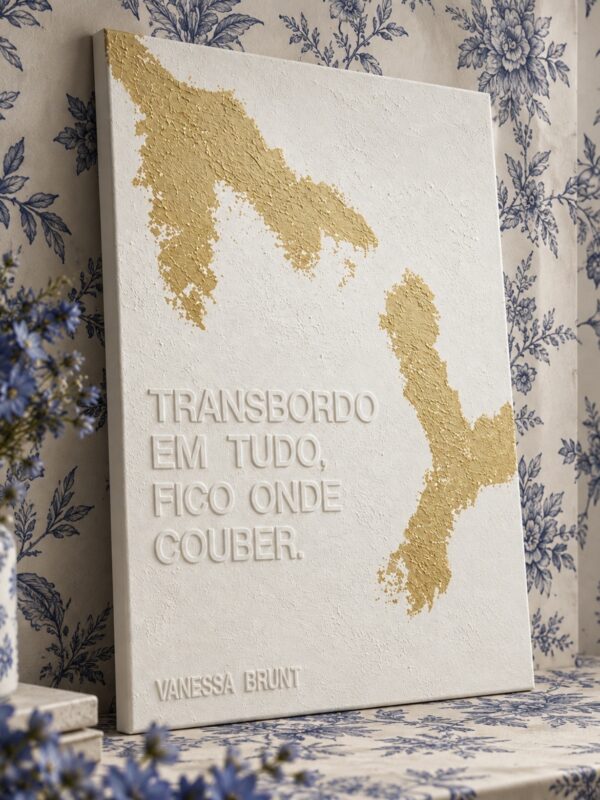 Quadro Internacional Transbordo Gold Leaf Edition