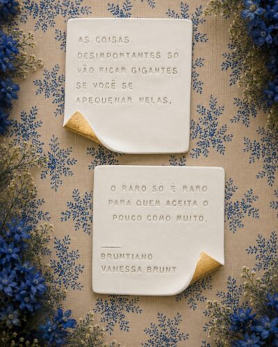 Conjunto 02 Pergaminhos • O raro • As coisas desimportantes